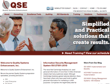 Tablet Screenshot of enhancequality.com